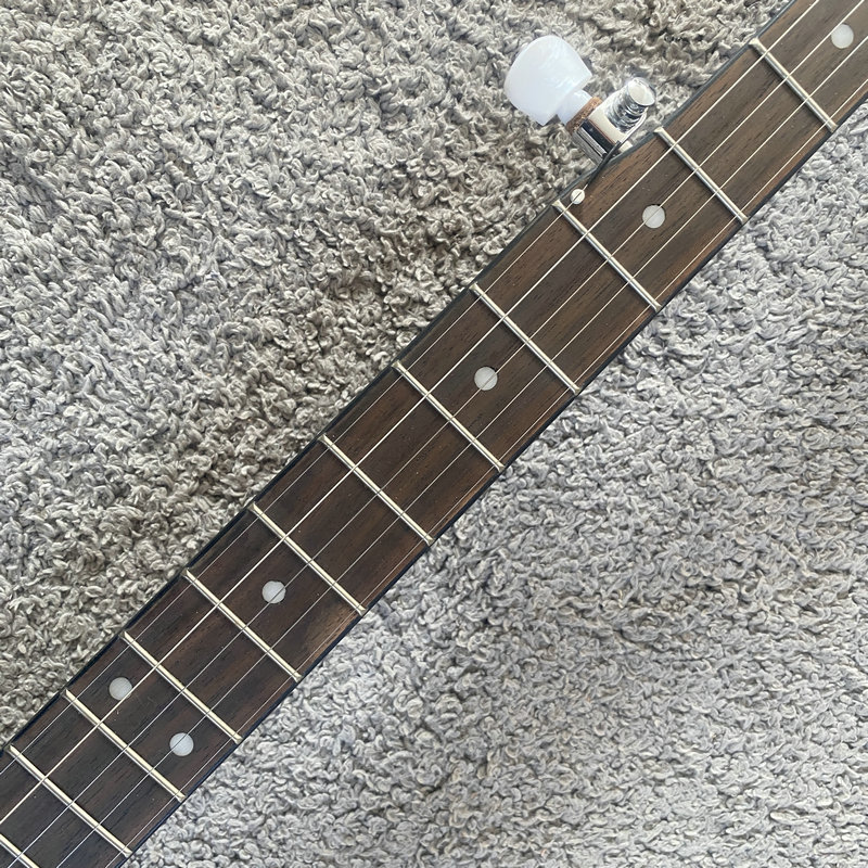 Banjo 5 String Open - J065 RALLY 5弦バンジョー、韓国製、オープンバックマホガニーボディ、22フレットローズウッド、レモヘッド、Bストック