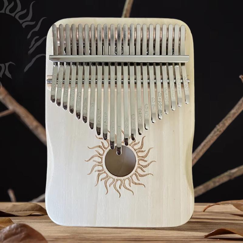 Musical Instrument Easy To Learn For Adults - 17 キーカリンバ無垢材ポータブル親指ピアノ学びやすい楽器初心者向け子供大人誕生日ギフト