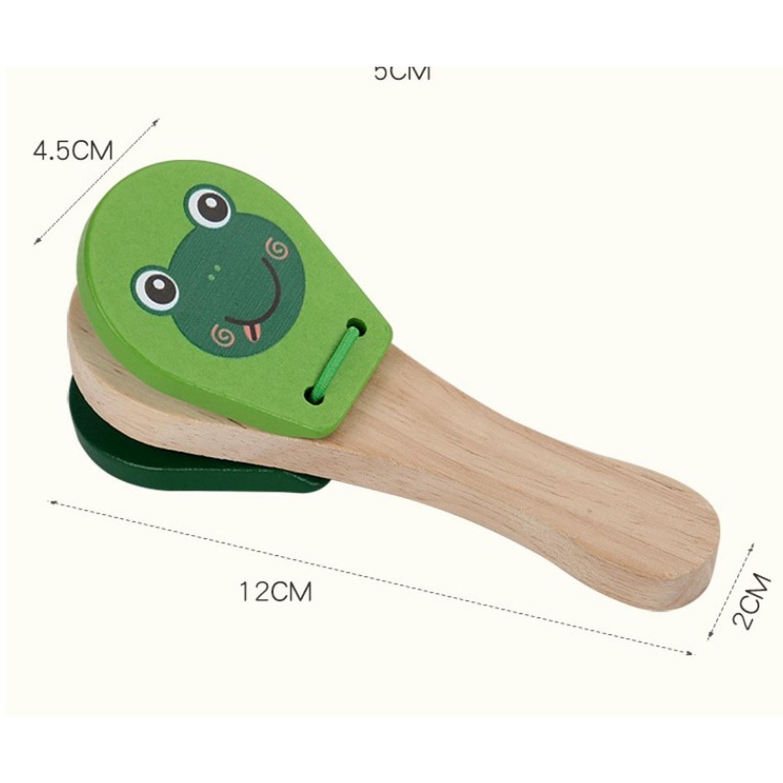 Musical Instrument For Babies - ベビー木製カスタネット子供用音楽教材就学前の子供向け打楽器