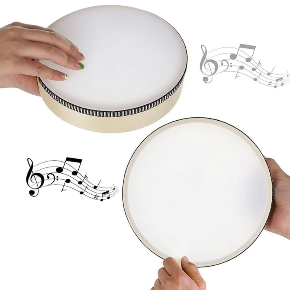 Djembe Hand Drum - おもちゃ 4/6/8/10 インチ木製ハンドドラムハンドヘルド安全パーカッションおもちゃ便利な持ち運び木製フレーム子供用ドラム作成