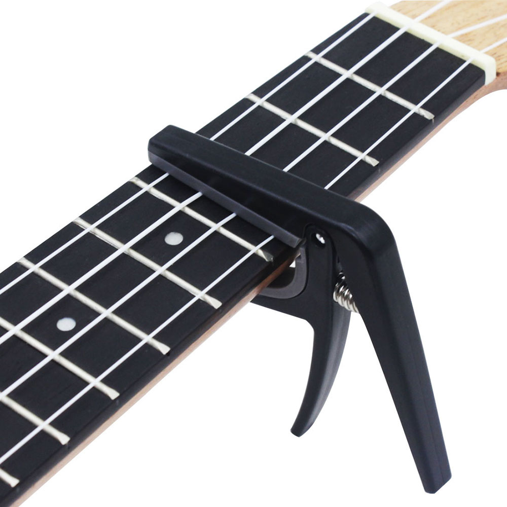 Musical Instrument Hawaii - プロの黒のウクレレ,チューナー,楽器アクセサリー,4弦Haiiiギターチューニングクランプ