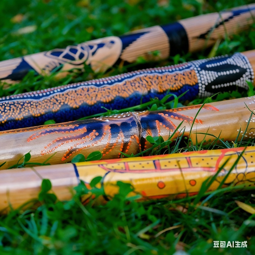 チーク材のディジェリードゥ（塗装済み）100/120/130 - Musical Instrument Didgeridoo のレビューと価格