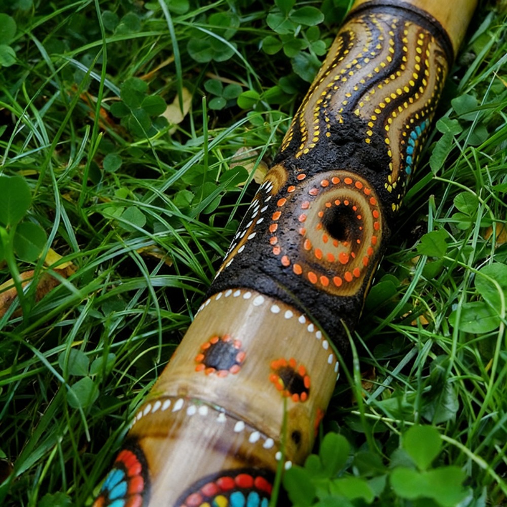 チーク材のディジェリードゥ（塗装済み）100/120/130 - Musical Instrument Didgeridoo のレビューと価格