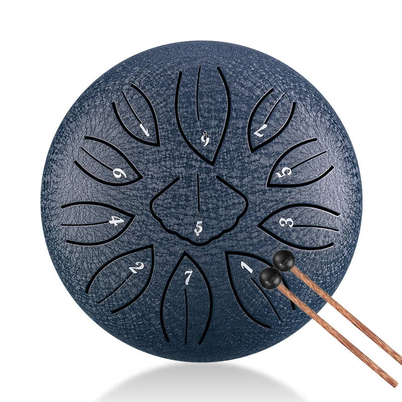 Hluru スチールタンドラム 6インチ 11音 C5キー  - Djembe Hand Drum のレビューと価格