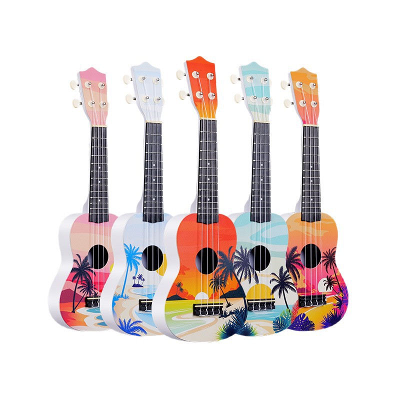 21 インチ ウクレレ 初心者向け ハワイ柄 カスタマイズ可 - Musical Instrument Hawaii のレビューと価格