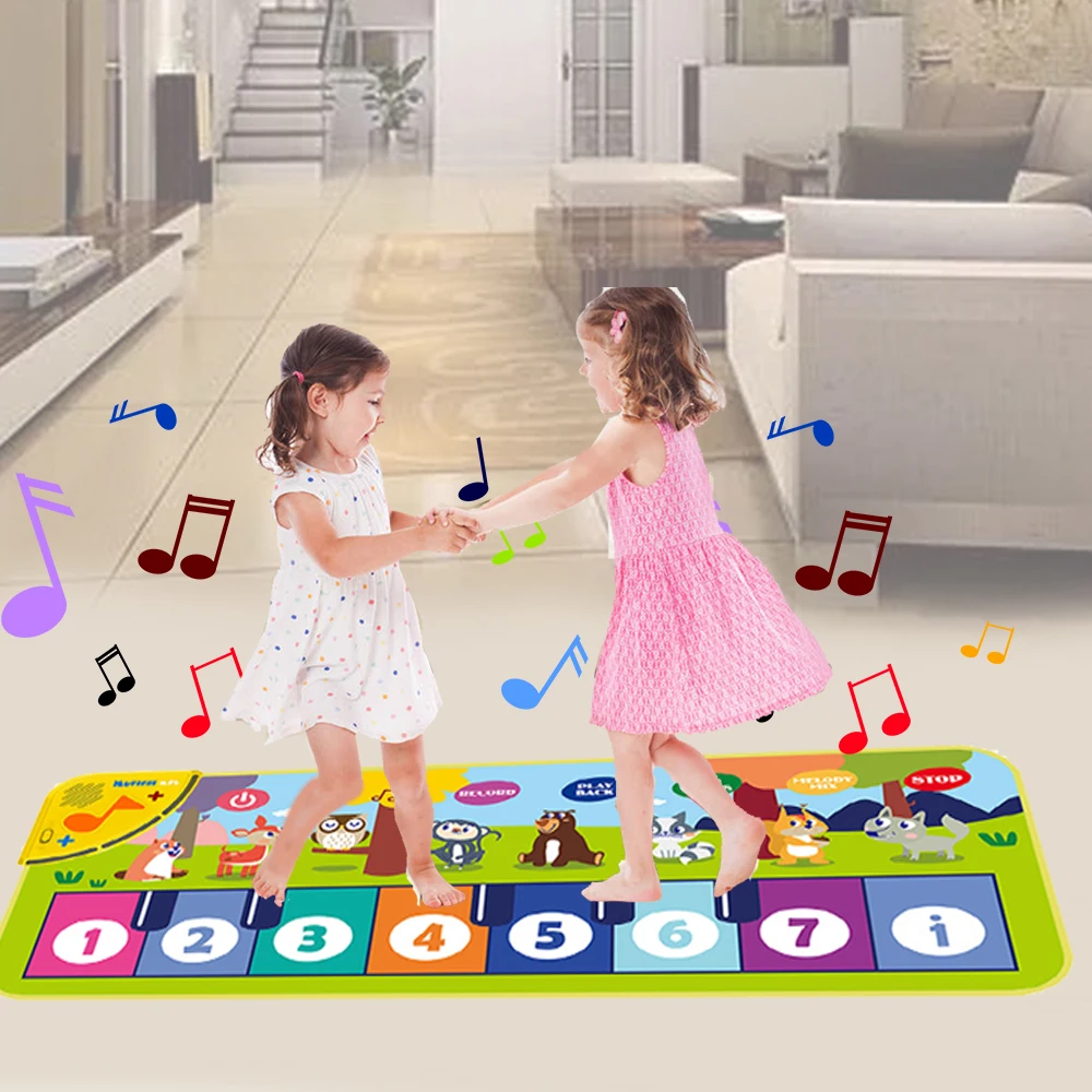 ピアノマット子供用キッズ幼児フロアキーボードダンスマットベビ - Musical Instrument Project のレビューと価格