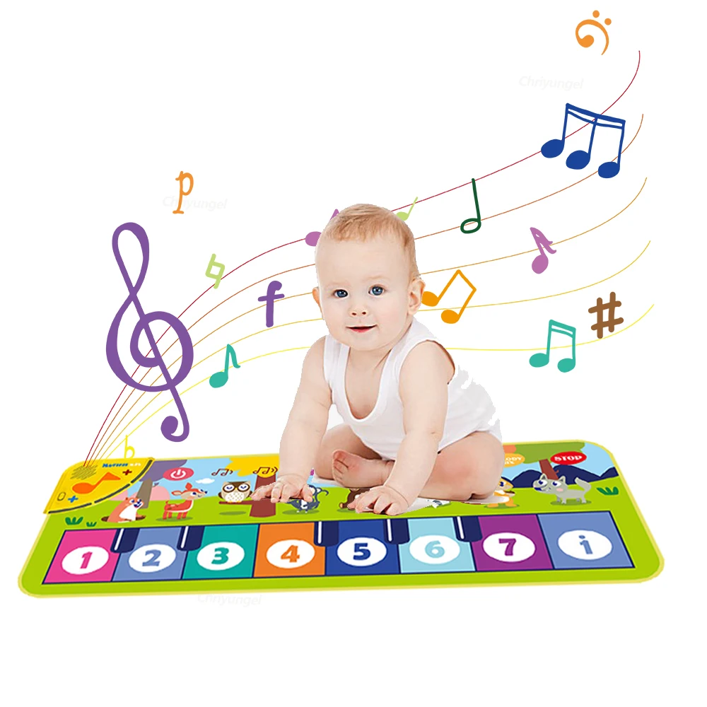 ピアノマット子供用キッズ幼児フロアキーボードダンスマットベビ - Musical Instrument Project のレビューと価格