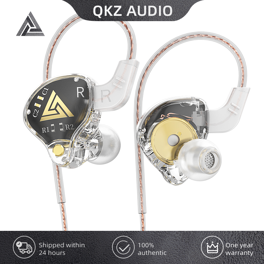 オリジナルQKZ AKX有線イヤホンIEMモニターレベルヘッ - L Musical Instrument のレビューと価格