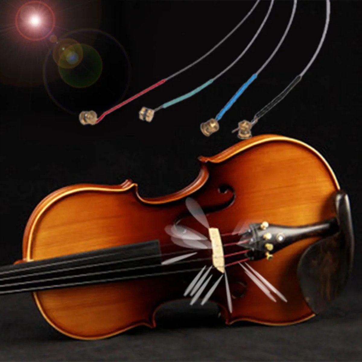 ABPF バイオリン弦 4/4 プロフェッショナルフルセット - Violin Musical Instrument のレビューと価格