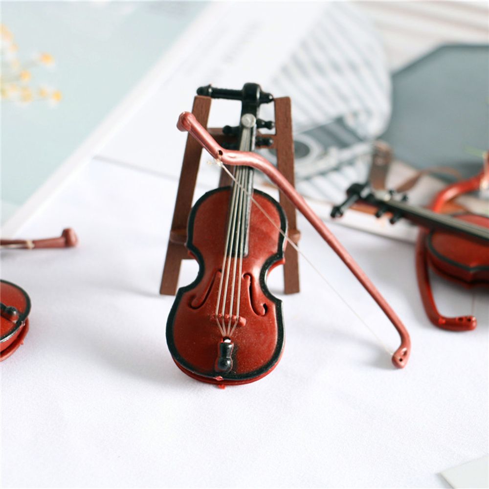 アクセサリー付きのミニチュア人形,楽器,1/12スケール,ピ - Musical Instrument Saxophone のレビューと価格