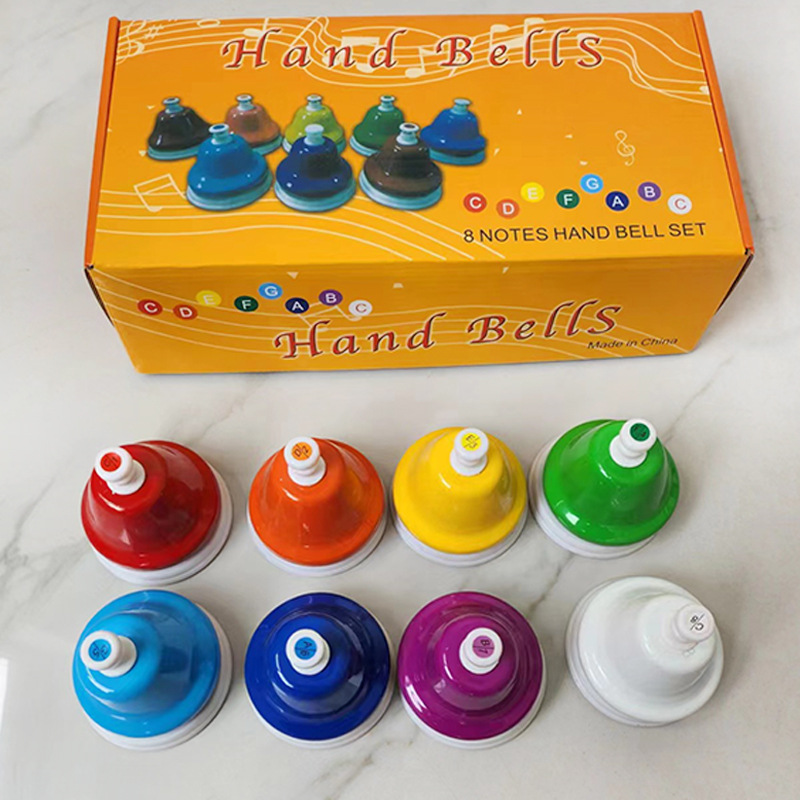 Orff 楽器セット ハンドベル カラフルな 8 ノート ハ - Musical Instrument For Babies のレビューと価格