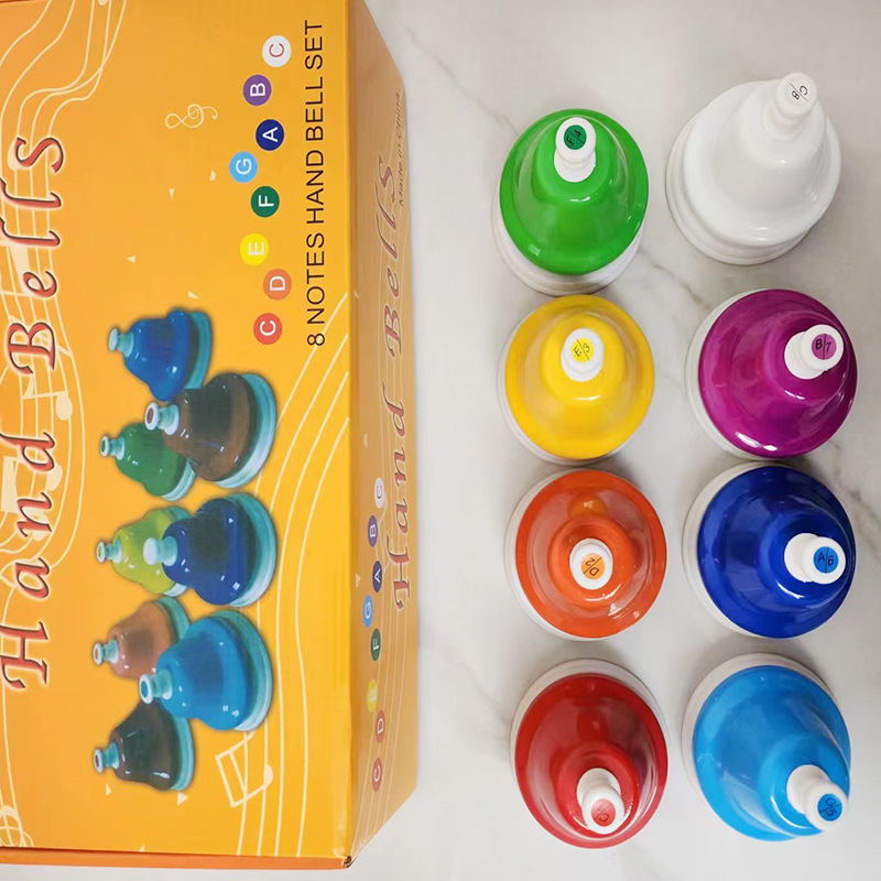 Orff 楽器セット ハンドベル カラフルな 8 ノート ハ - Musical Instrument For Babies のレビューと価格