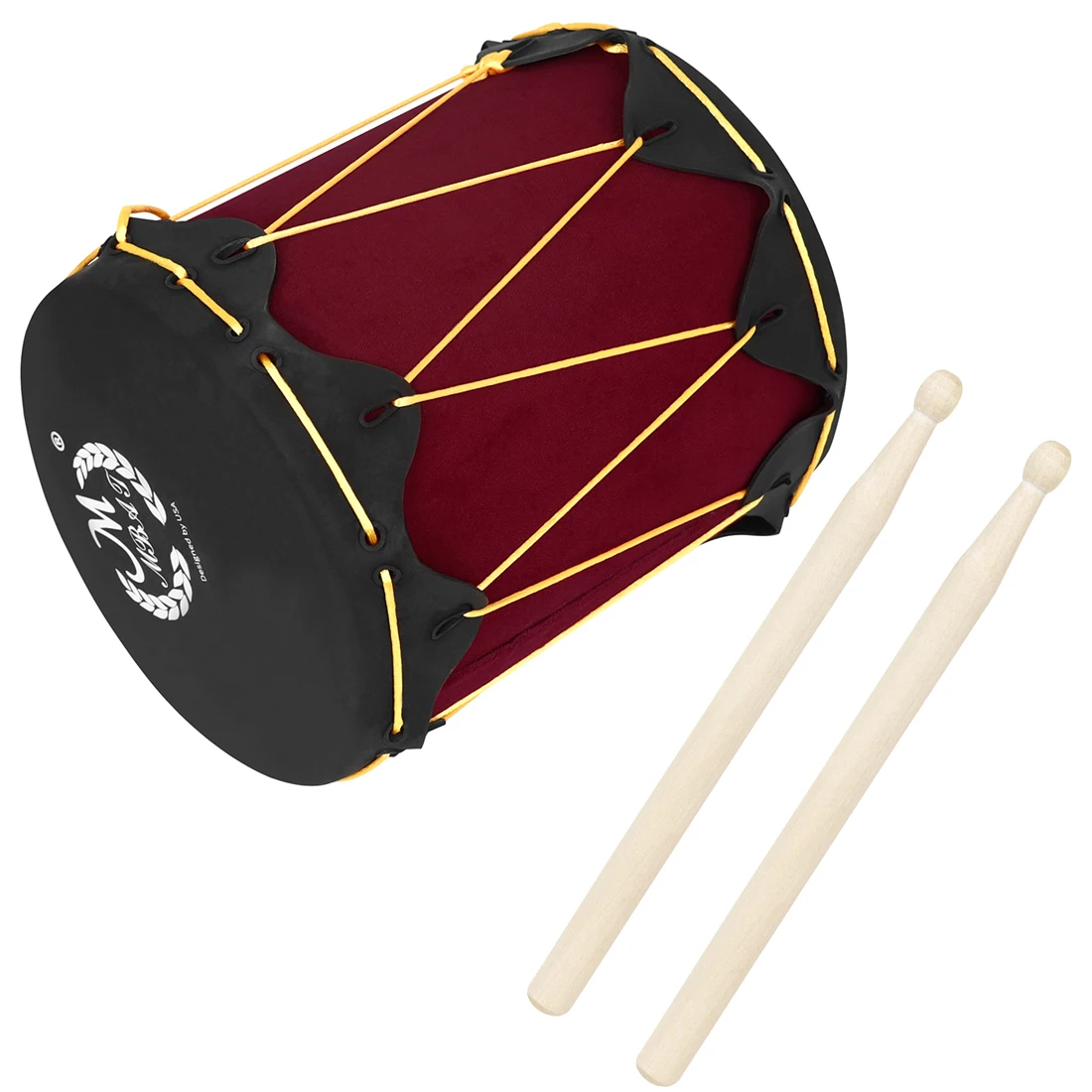インドドラム ダブルラバースキンタンバリン マレット付き 子 - Musical Instrument Indian のレビューと価格