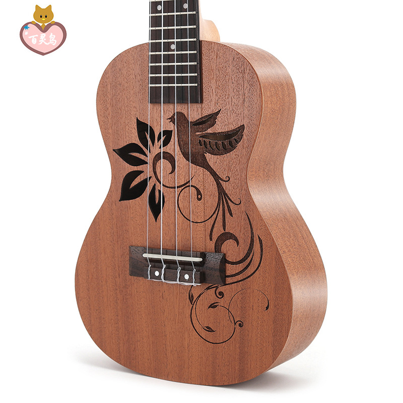 23インチのかわいい多種柄サペレウクレレ、4弦ハワイウクレレ - Musical Instrument Hawaii のレビューと価格
