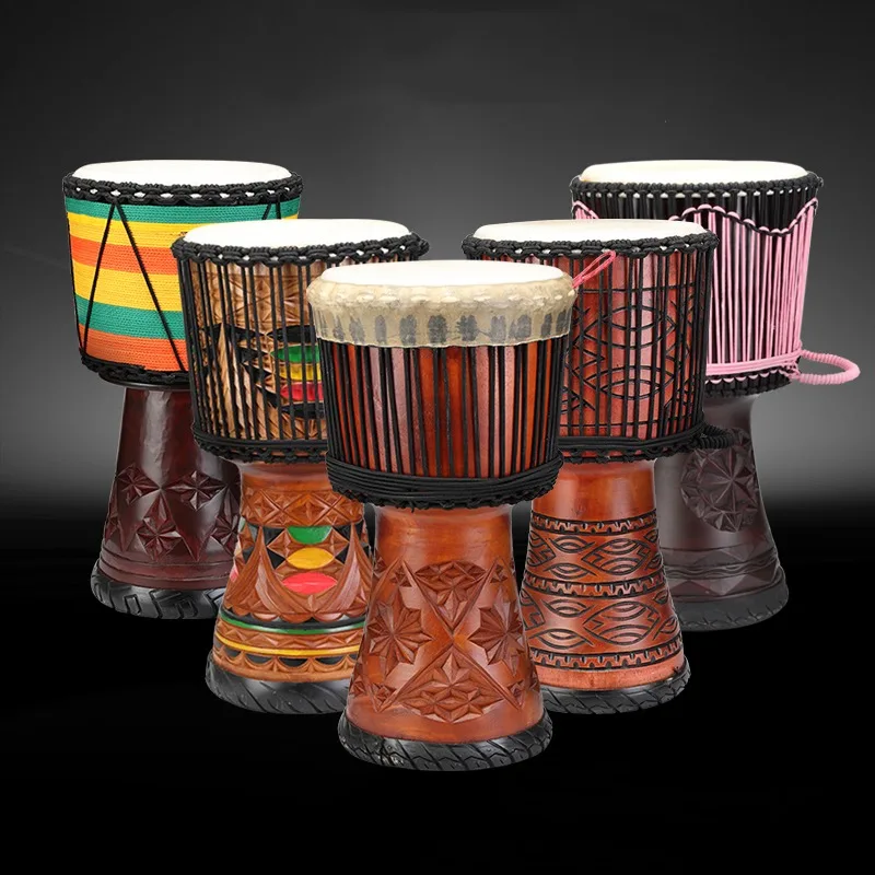 12 インチジャンベマホガニーアフリカドラムプロフェッショナ - Musical Instrument Indian のレビューと価格