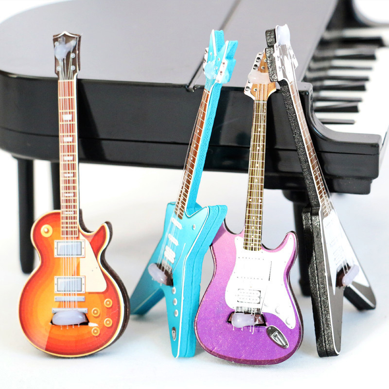 1 個ドールハウスミニチュアギター楽器モデルドールハウスの装 - Musical Instrument I Play のレビューと価格