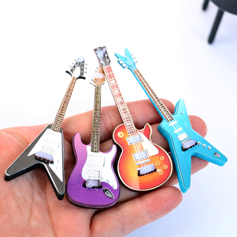 1 個ドールハウスミニチュアギター楽器モデルドールハウスの装 - Musical Instrument I Play のレビューと価格