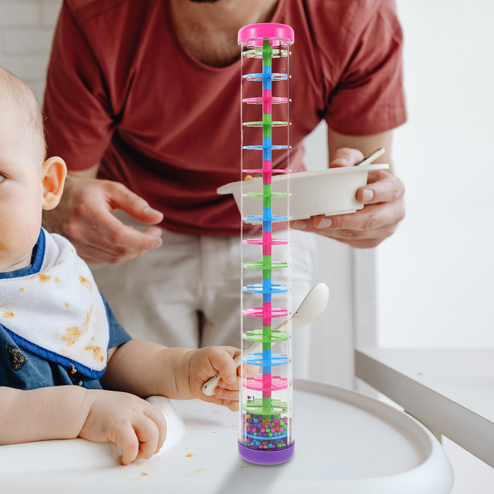 2個セット レインスティック スパイラル型楽器 子供用 ベビ - Musical Instrument I Play のレビューと価格