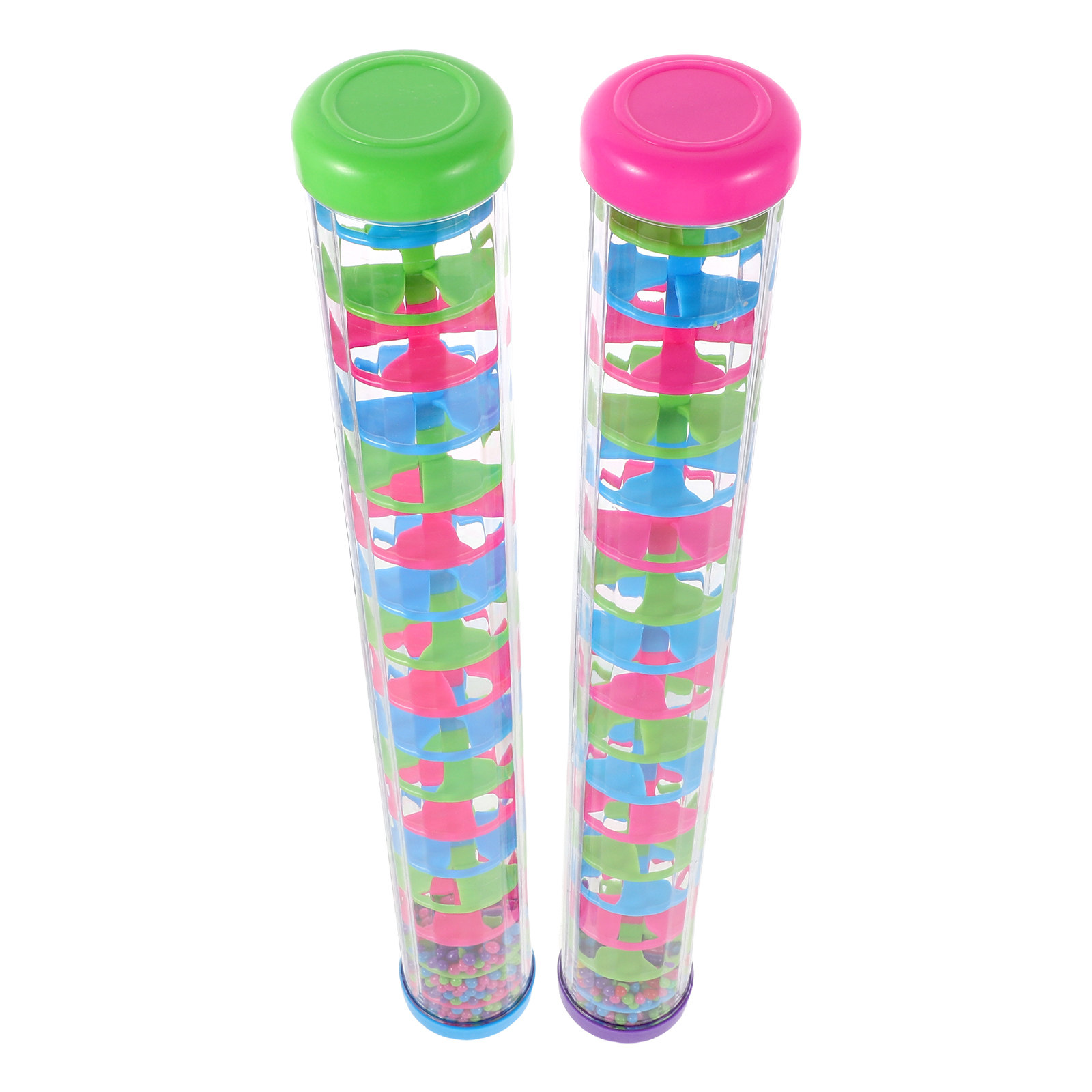 2個セット レインスティック スパイラル型楽器 子供用 ベビ - Musical Instrument I Play のレビューと価格