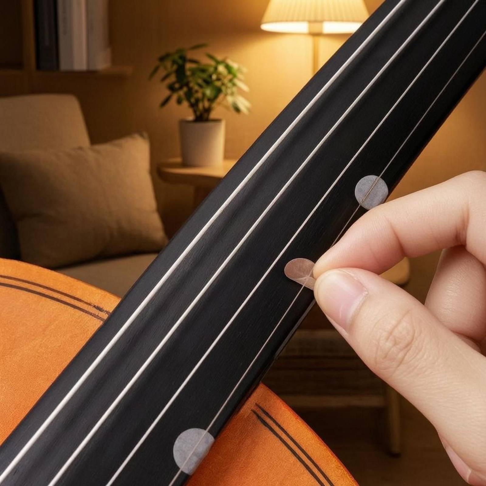 弦楽器指板ステッカー ビジュアルドットマーカーテープ バイオ - Violin Musical Instrument のレビューと価格
